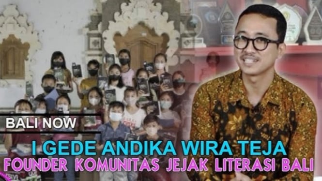 I Gede Andika Wira Teja pemuda Bali