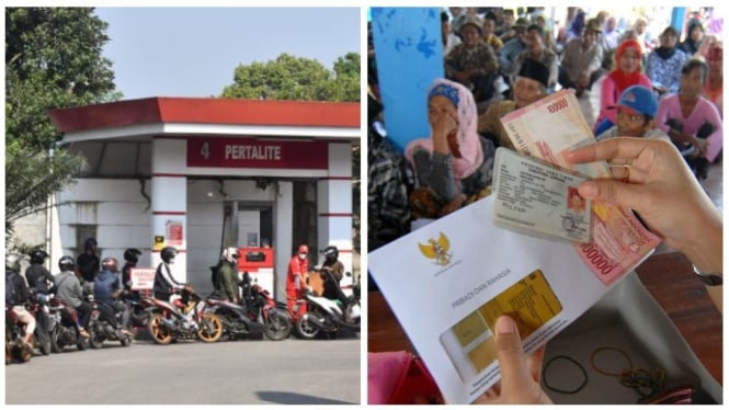 Kolase bbm dan bantuan langsung tunai