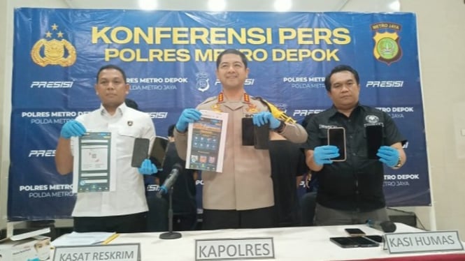 Polisi bongkar kasus judi online di Kota Depok