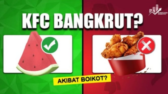 Ilustrasi KFC bangkrut di Indonesia