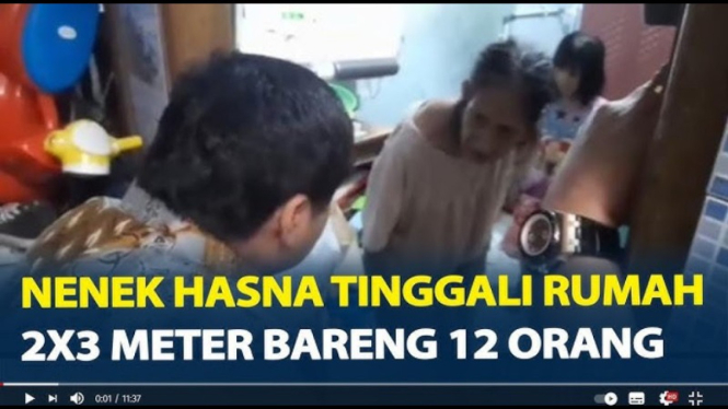 Potret tangkapan layar video kisah Nenek Hasna