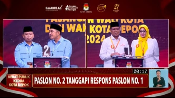 Debat Pilkada Depok putaran kedua