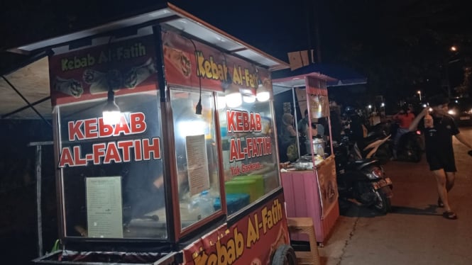 Kedai Kebab Al-Fatih di Jalan Sepakat 2, Pontianak Kota