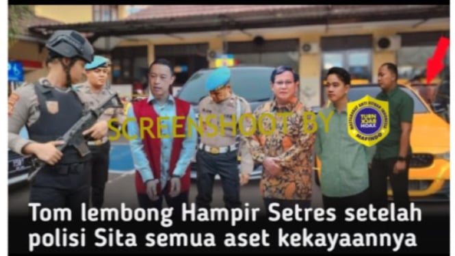 Tangkapan layar Turn Back Hoax