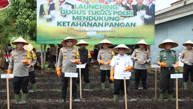 Kapolda Kalbar Irjen Pol Pipit Rismanto melaunching Gugus Tugas