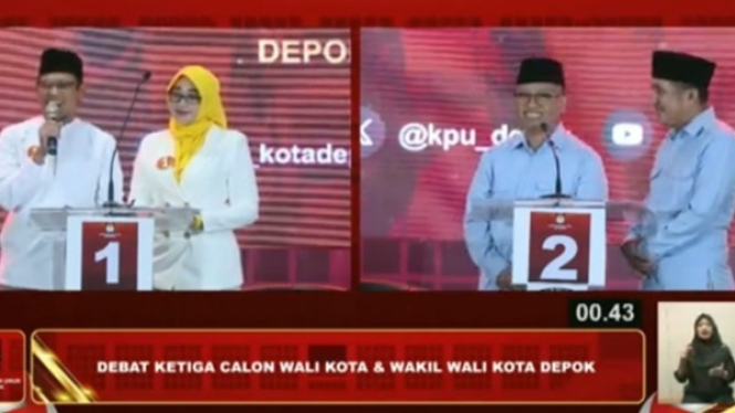 Debat publik ketiga Pilkada Depok 2024