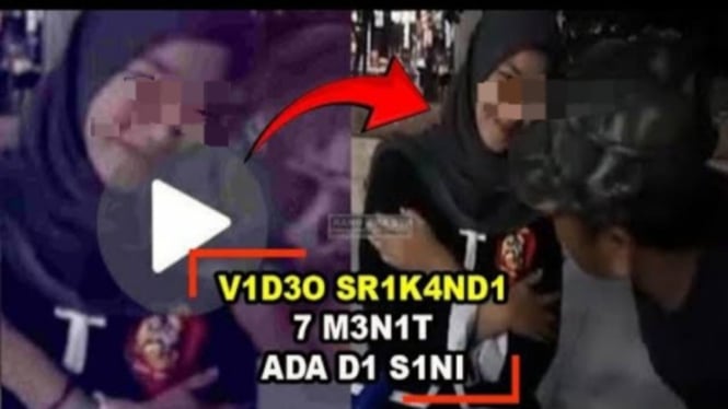 Potret tangkapan layar video yang viral di medsos