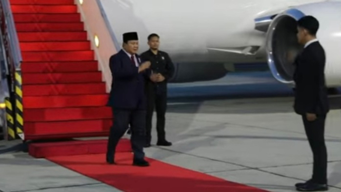 Presiden Prabowo kembali ke Indonesia disambut Wapres Gibran