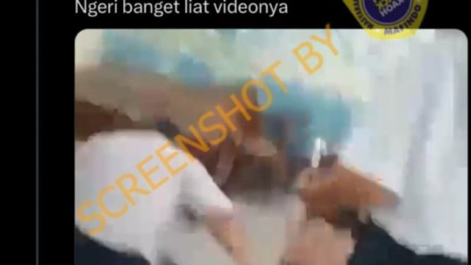 Tangkapan layar siswa aniaya temannya