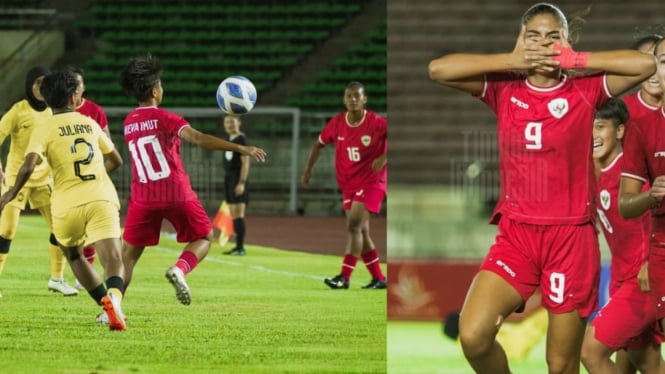 Kolase Timnas Putri Indonesia