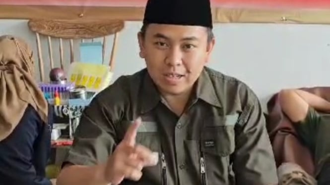 Potret Ketua GP Ansor Depok HM Kahfi