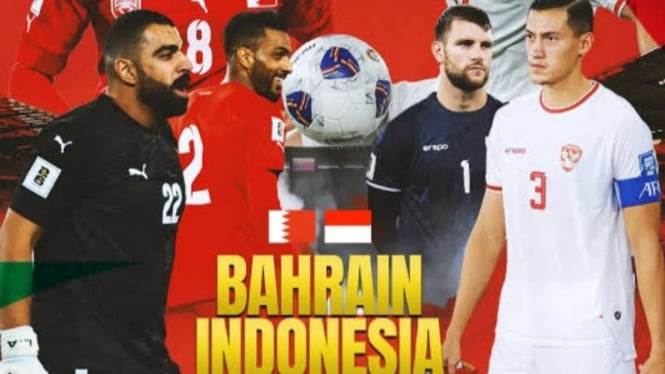 Potret ilustrasi Bahrain vs Indonesia