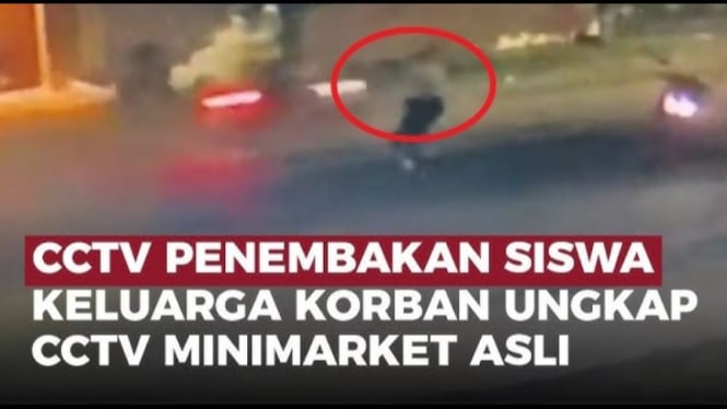 Potret tangkalan layar CCTV yang beredar luas