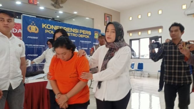 Tersangka kasus kekerasan anak di daycare wilayah Depok