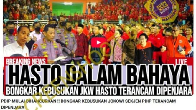 Tangkapan layar TurnBack Hoax