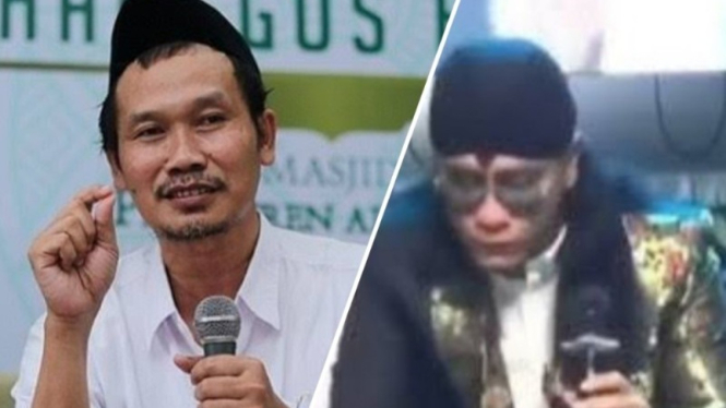 Potret kolase Gus Baha dan Gus Miftah