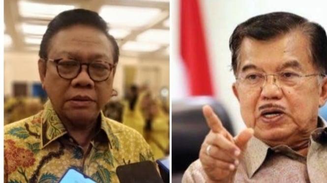 Potret kolase Agung Laksono dan Jusuf Kalla