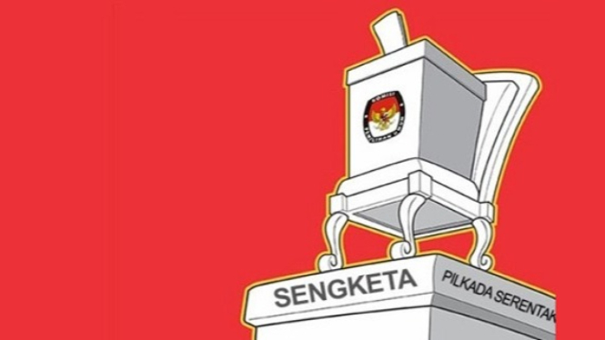 Ilustrasi sengketa Pilkada Depok, IBH-Ririn vs Supian-Chandra