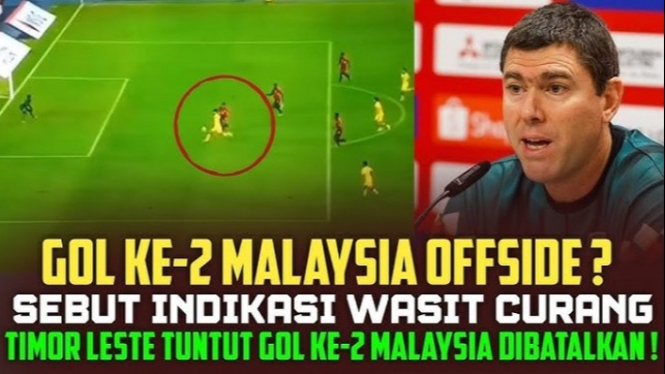 Laga Malaysia vs Timor Leste di Piala AFF 2024