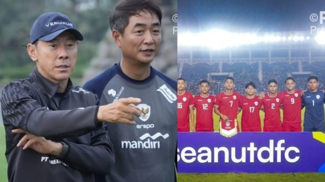 Kolase Shin Tae-yong dan Timnas Indonesia