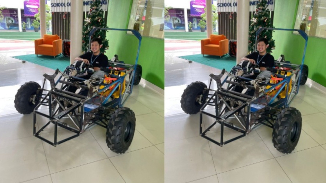 Prototipe mobil listrik dari BINUS ASO School of Engineering