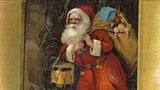 Ilustrasi sosok Santa Claus