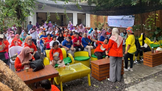 Kegiatan YLS dan IWO Lampung bersama penyandang disabilitas