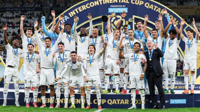 Real Madrid raih Piala Interkontinental 2024