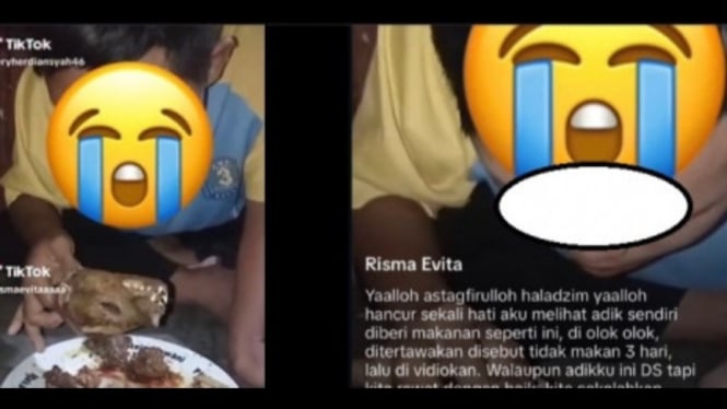 Potret tangkapan layar yang viral