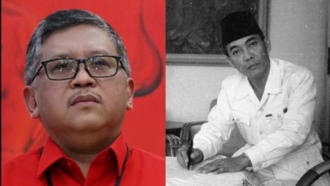 Kolase Hasto dan Bung Karno