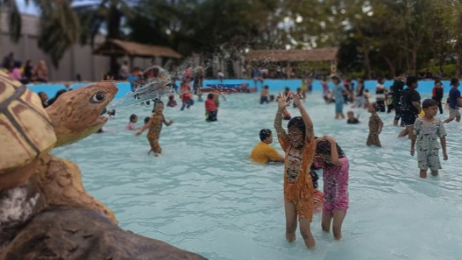 Wahana kolam renang SAE Lapas Nunukan