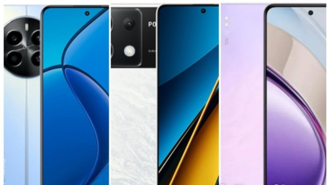 Potret ilustrasi smartphone