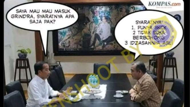 Jokowi wants to join Gerindra? Muzani mentions three conditions, one of which is not to lie