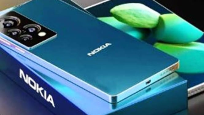 Potret ilustrasi smartphone  Nokia