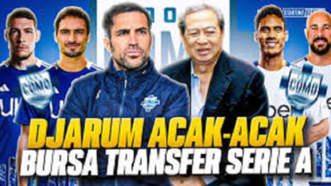 Bos Djarum Hartono bersaudara di Como FC