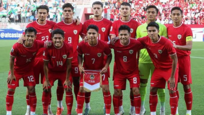 Potret skuad pemain Garuda Muda