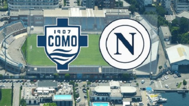 Napoli vs Como FC di Serie A Italia