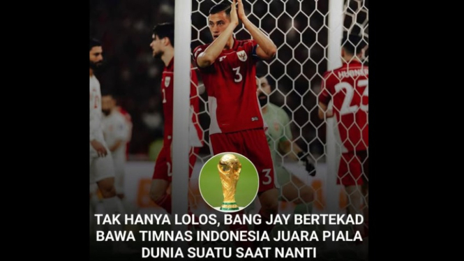 Jay Idzes percaya Timnas Indonesia bisa juara dunia