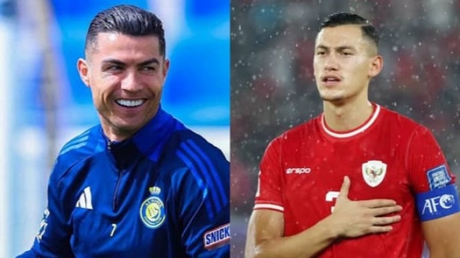 Cristiano Ronaldo dan kapten Timnas Indonesia, Jay Idzes
