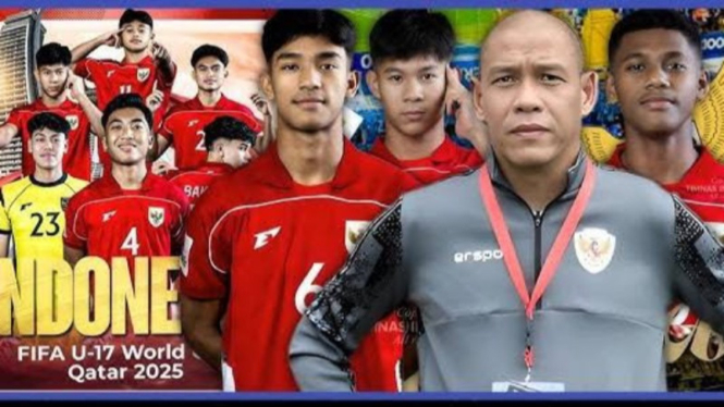 Potret ilustrasi timnas Indonesia U-17