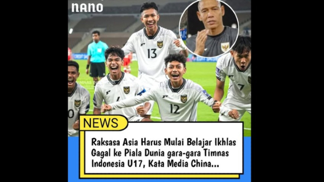 Media China soroti kejutan Timnas Indonesia U-17