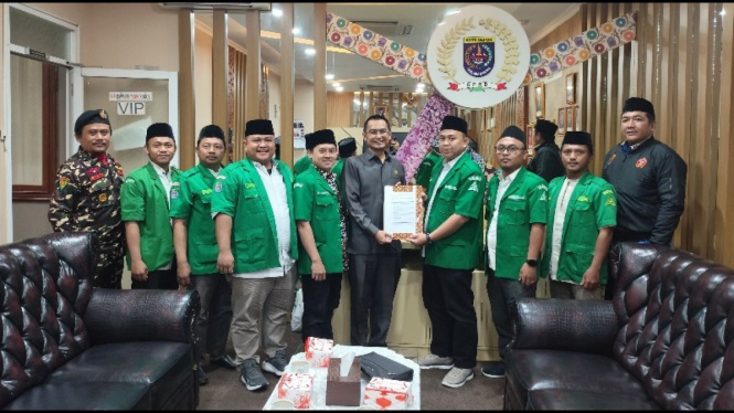 Potret GP Ansor Depok saat Audiensi dengan Ketua DPRD Depok