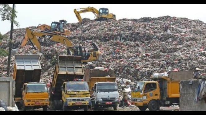 Potret Ilustrasi gunung sampah