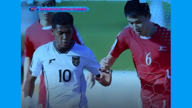 Timnas Indonesia vs Korea Utara di Piala Asia U-17