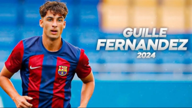 Potret wonderkid Barcelona Guille Fernandez