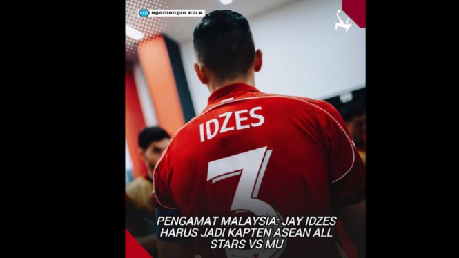 Jay Idzes calon kapten ASEAN All Stars vs MU?