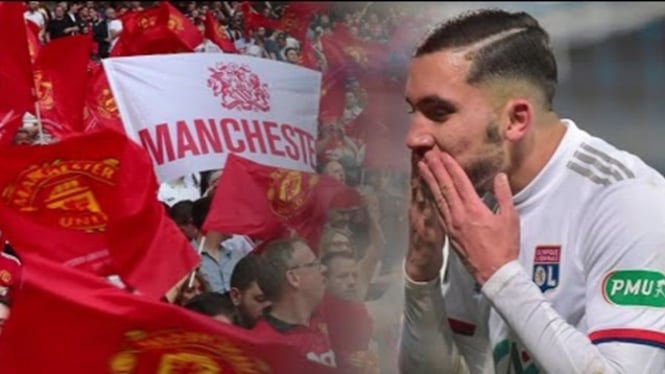Rayan Cherki pemain Perancis incaran Manchester United