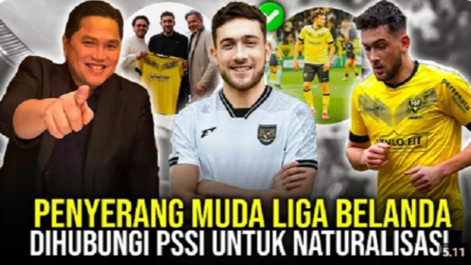 Striker TOGB, Dean Zandbergen diincar Timnas Indonesia