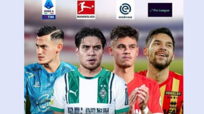 Pemain Timnas Indonesia yang berlaga di liga Eropa