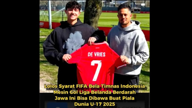 Miles Mathis, calon striker Timnas Indonesia U-17